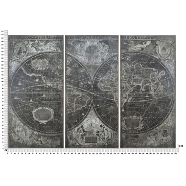 PANEL ŚCIENNY World SET 3 SZT 240X3X170 cm (80X3X170 pojedynczy)